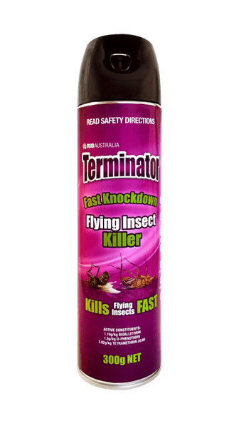 RID TERMINATOR FAST KNOCKDOWN FLYING INSECT KILLER AEROSOL300G